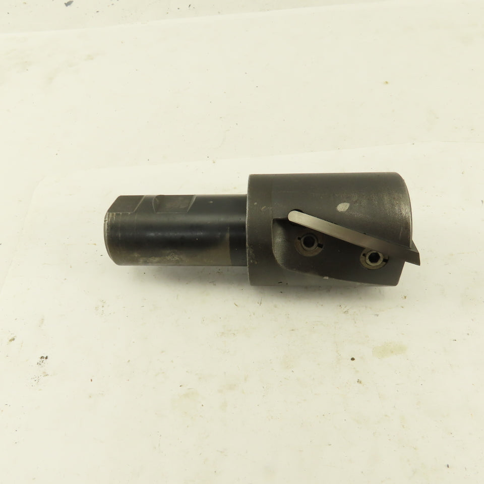 Valenite 2" Diameter 2 Flute Carbide Insert End Mill Cutter 1-1/4" Weldon Shank