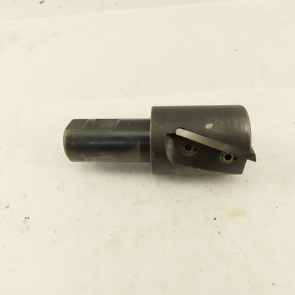 Valenite 2" Diameter 2 Flute Carbide Insert End Mill Cutter 1-1/4" Weldon Shank
