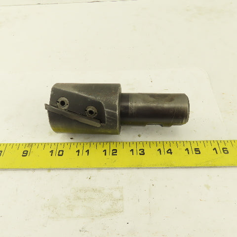 2" Diameter 2 Flute Carbide Insert End Mill Cutter 1-1/4" Weldon Shank