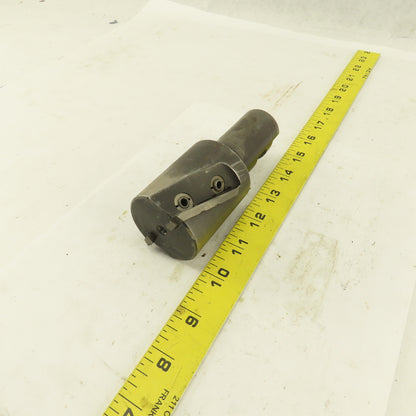 2" Diameter 2 Flute Carbide Insert End Mill Cutter 1-1/4" Weldon Shank