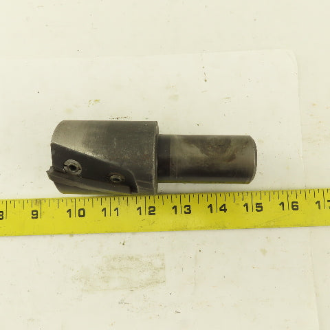 2" Diameter 2 Flute Carbide Insert End Mill Cutter 1-1/4" Weldon Shank