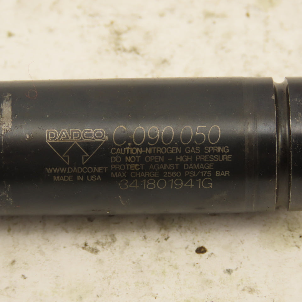 Dadco C.090.050 Gas Spring 2560PSI Max Charge 5-5/16" OAL 3/4" Body Diameter