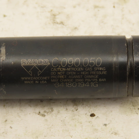 Dadco C.090.050 Gas Spring 2560PSI Max Charge 5-5/16" OAL 3/4" Body Diameter