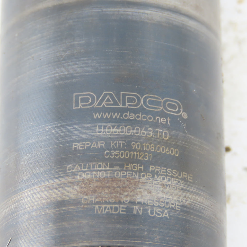 Dadco U.0600.063.T0 Gas Spring 2175PSI Max Charge 6" OAL 1-1/2" Body Dia.