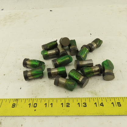 5/8" Round Hole Punch Press Fit 3/4" Head x 1-1/4" OAL Lot Of 16