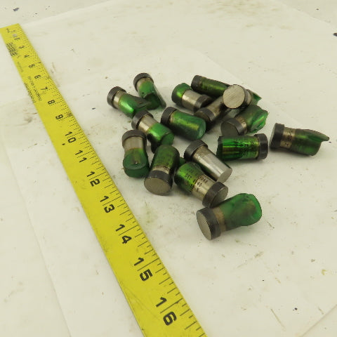 5/8" Round Hole Punch Press Fit 3/4" Head x 1-1/4" OAL Lot Of 16