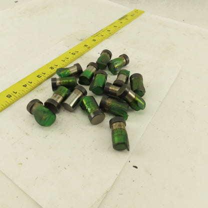 5/8" Round Hole Punch Press Fit 3/4" Head x 1-1/4" OAL Lot Of 16