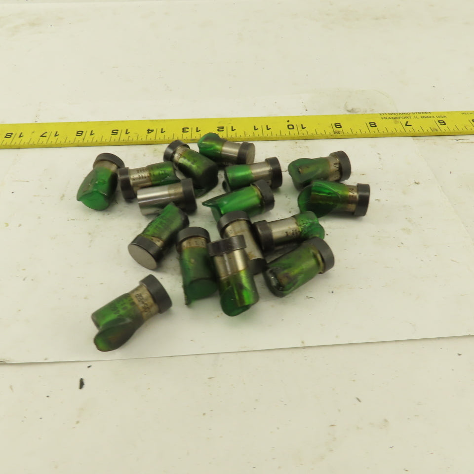 5/8" Round Hole Punch Press Fit 3/4" Head x 1-1/4" OAL Lot Of 16