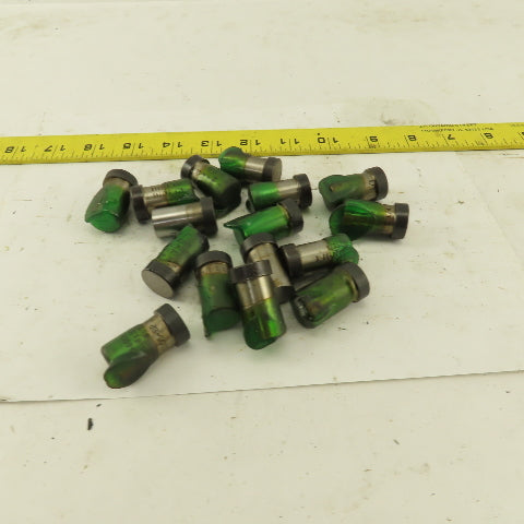 5/8" Round Hole Punch Press Fit 3/4" Head x 1-1/4" OAL Lot Of 16