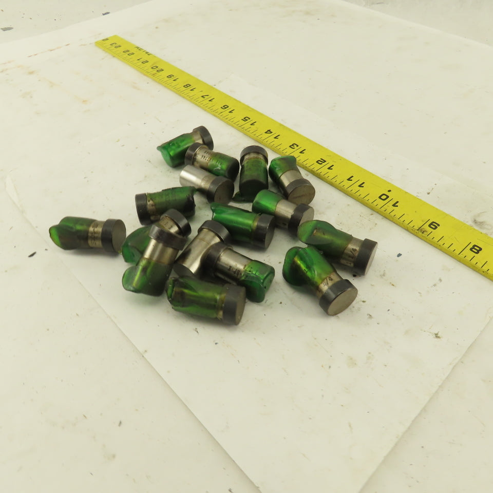 5/8" Round Hole Punch Press Fit 3/4" Head x 1-1/4" OAL Lot Of 16