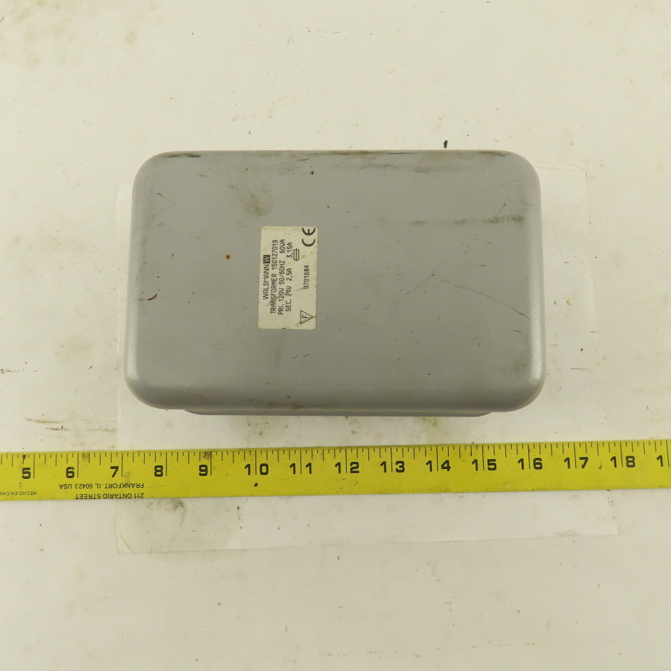 Waldmann 150127019 120V Primary 24V Secondary 60VA Transformer Enclosure