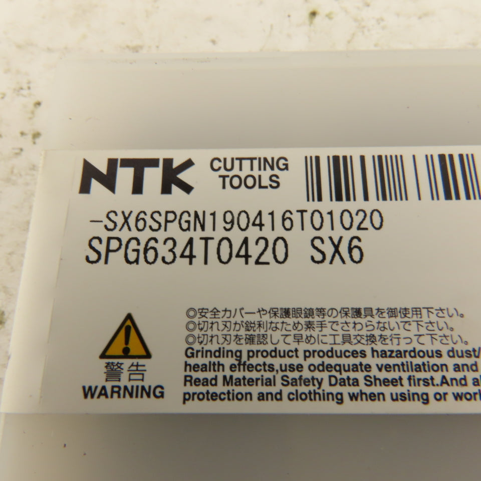 NTK SPG634T0420 Ceramic Indexable Insert Lot Of 10