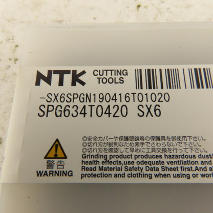 NTK SPG634T0420 Ceramic Indexable Insert Lot Of 10