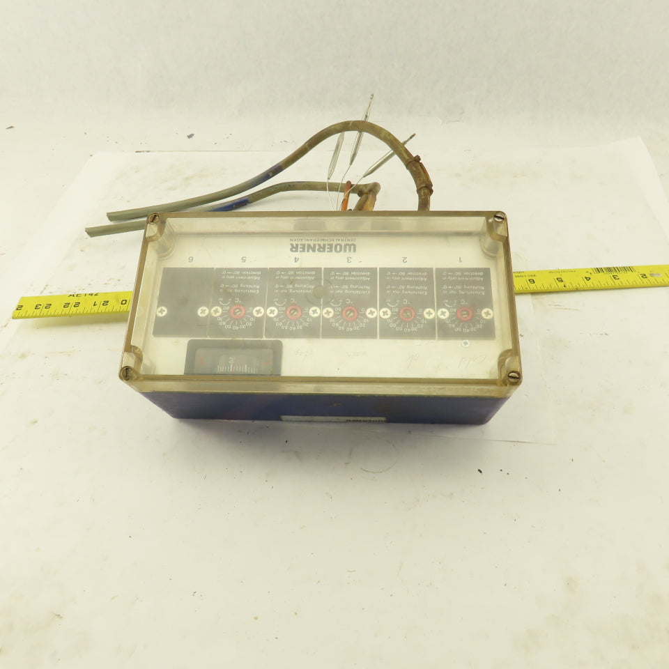 Woerner Analog 5 Station Temperature Controller 80°C - 0°C