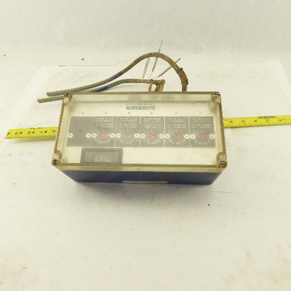 Woerner Analog 5 Station Temperature Controller 80°C - 0°C