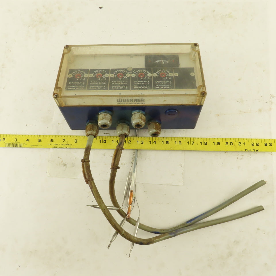 Woerner Analog 5 Station Temperature Controller 80°C - 0°C