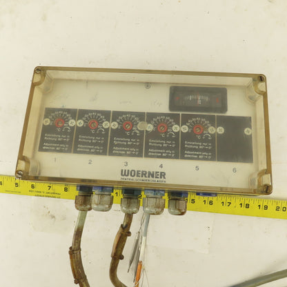 Woerner Analog 5 Station Temperature Controller 80°C - 0°C