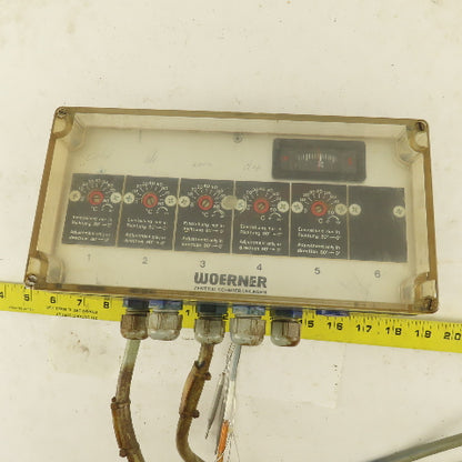 Woerner Analog 5 Station Temperature Controller 80°C - 0°C