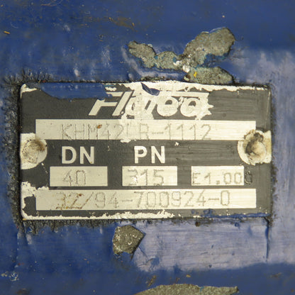 Flutec 315 KHM42LR-1112 Hydraulic Ball Valve DN 40 37/94-700924-0