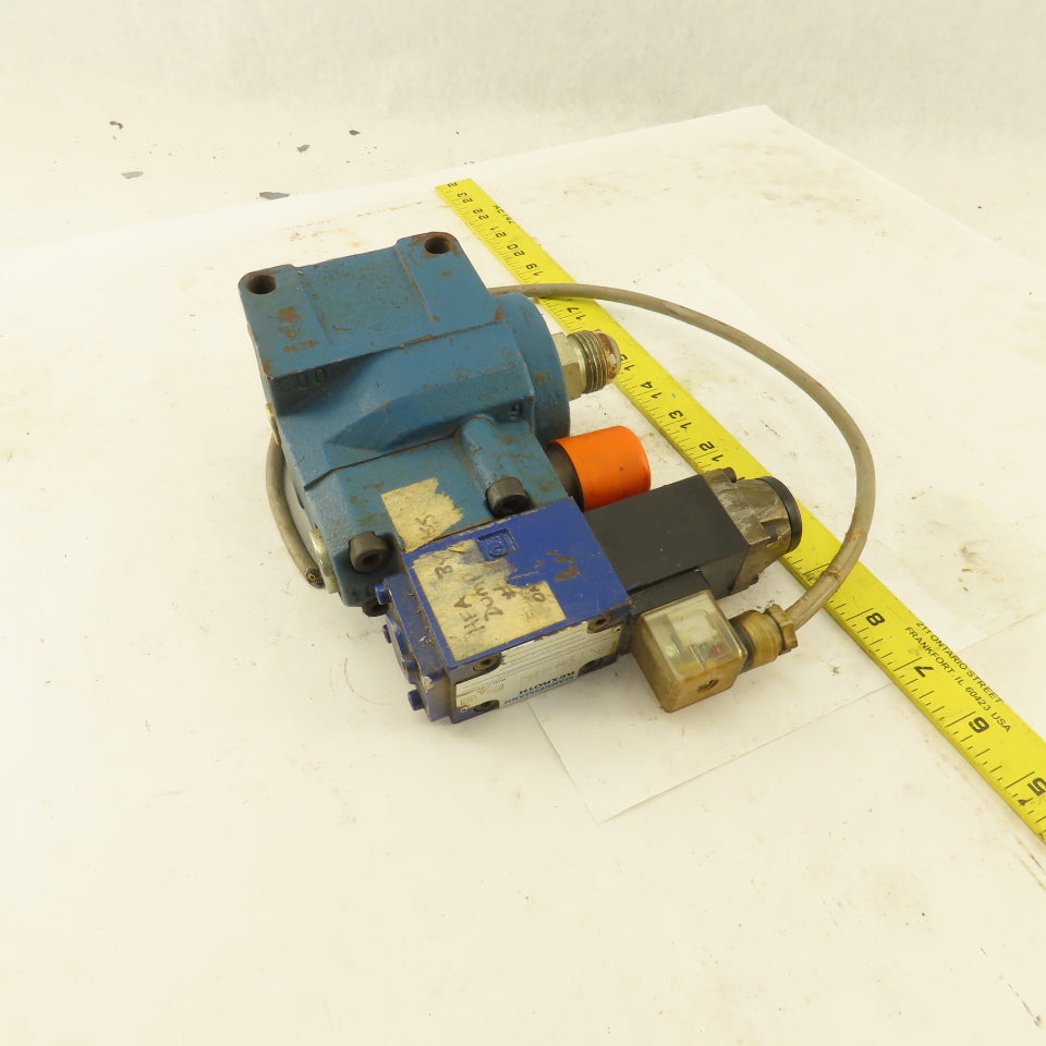 Mannesmann Rexroth DBW 20 BG2-43/200U6AG24N9Z4 Hydraulic Valve Assembly 24v dc
