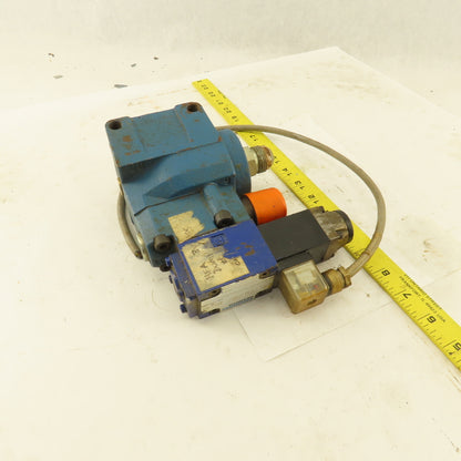 Mannesmann Rexroth DBW 20 BG2-43/200U6AG24N9Z4 Hydraulic Valve Assembly 24v dc