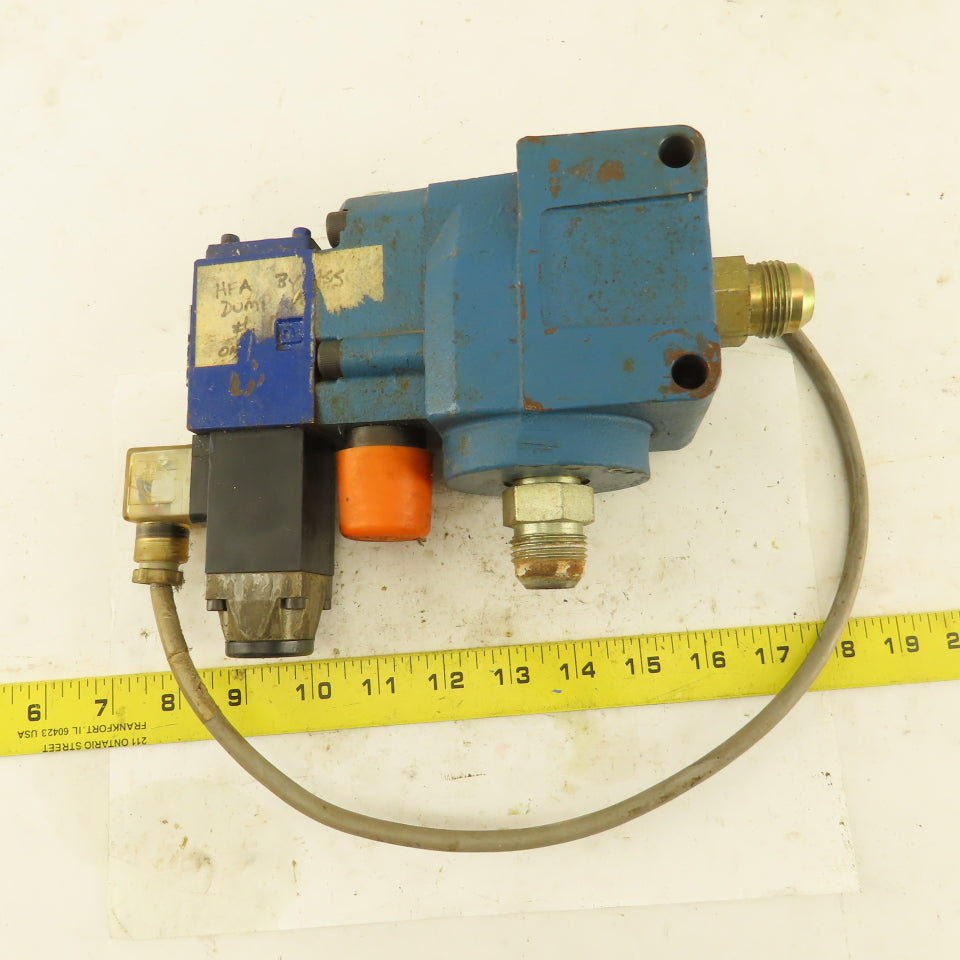 Mannesmann Rexroth DBW 20 BG2-43/200U6AG24N9Z4 Hydraulic Valve Assembly 24v dc