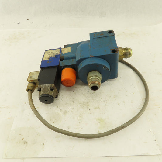 Mannesmann Rexroth DBW 20 BG2-43/200U6AG24N9Z4 Hydraulic Valve Assembly 24v dc
