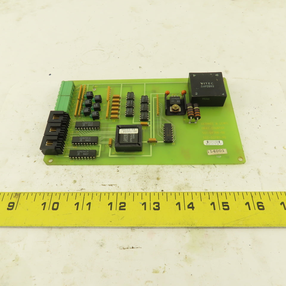 Giddings & Lewis 501-04768-00 Gray Counter Board Defective Parts/Repair
