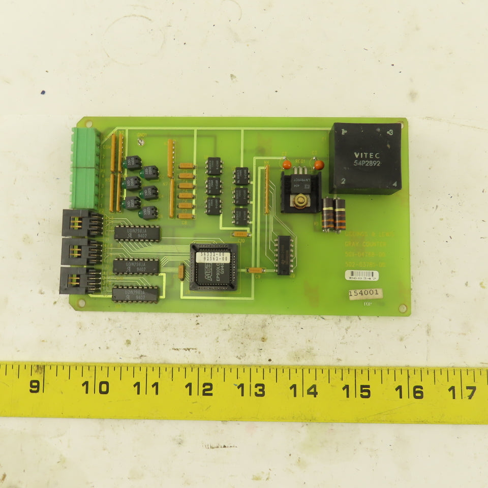 Giddings & Lewis 501-04768-00 Gray Counter Board Defective Parts/Repair