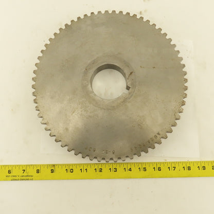 A826-2049 6-8P 10.75" OD x 1" Wide 63 Tooth Spur Gear 2-1/2" Keyed Bore