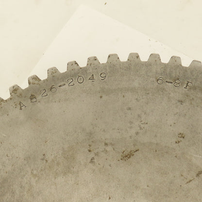 A826-2049 6-8P 10.75" OD x 1" Wide 63 Tooth Spur Gear 2-1/2" Keyed Bore