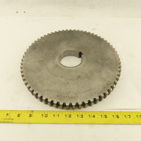 A826-2049 6-8P 10.75" OD x 1" Wide 63 Tooth Spur Gear 2-1/2" Keyed Bore