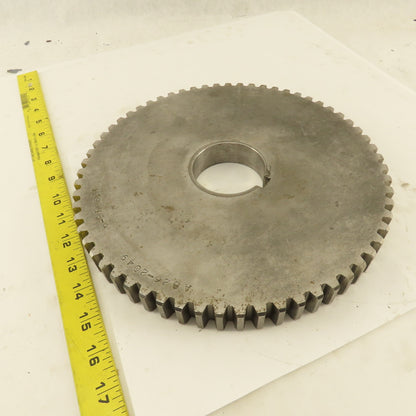 A826-2049 6-8P 10.75" OD x 1" Wide 63 Tooth Spur Gear 2-1/2" Keyed Bore