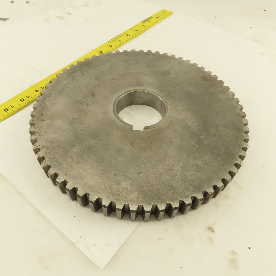 A826-2049 6-8P 10.75" OD x 1" Wide 63 Tooth Spur Gear 2-1/2" Keyed Bore