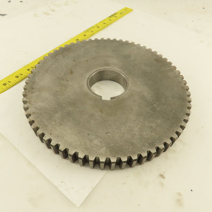 A826-2049 6-8P 10.75" OD x 1" Wide 63 Tooth Spur Gear 2-1/2" Keyed Bore