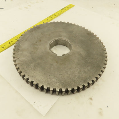 A826-2049 6-8P 10.75" OD x 1" Wide 63 Tooth Spur Gear 2-1/2" Keyed Bore