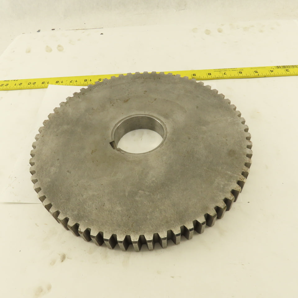 A826-2049 6-8P 10.75" OD x 1" Wide 63 Tooth Spur Gear 2-1/2" Keyed Bore