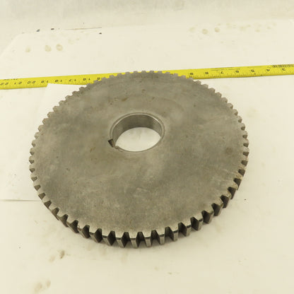 A826-2049 6-8P 10.75" OD x 1" Wide 63 Tooth Spur Gear 2-1/2" Keyed Bore