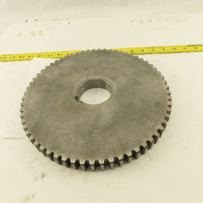 A826-2049 6-8P 10.75" OD x 1" Wide 63 Tooth Spur Gear 2-1/2" Keyed Bore