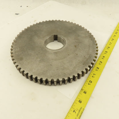 A826-2049 6-8P 10.75" OD x 1" Wide 63 Tooth Spur Gear 2-1/2" Keyed Bore