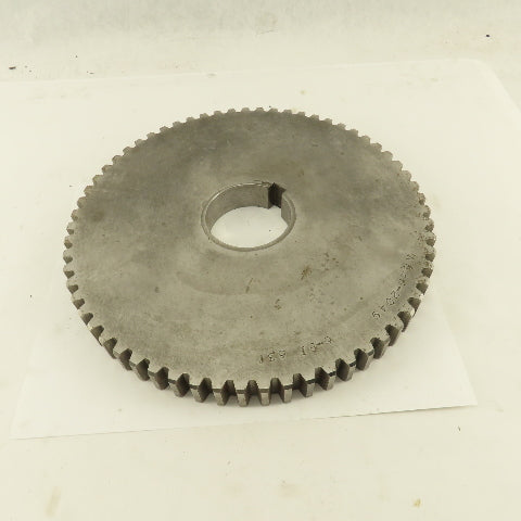 A826-2049 6-8P 10.75" OD x 1" Wide 63 Tooth Spur Gear 2-1/2" Keyed Bore