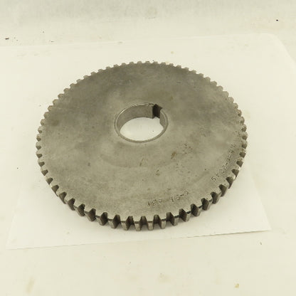 A826-2049 6-8P 10.75" OD x 1" Wide 63 Tooth Spur Gear 2-1/2" Keyed Bore