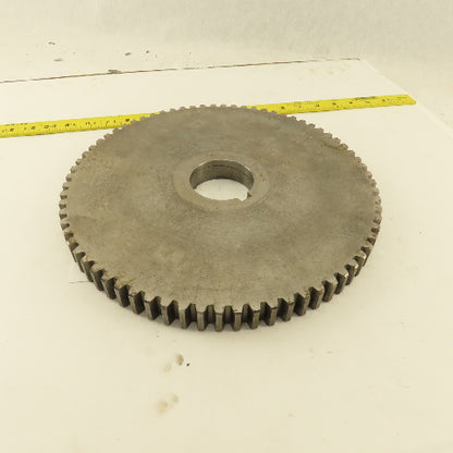 A826-1653 6-8P 12-1/4" OD x 1" Wide 72 Tooth Spur Gear 2-1/2" Keyed Bore