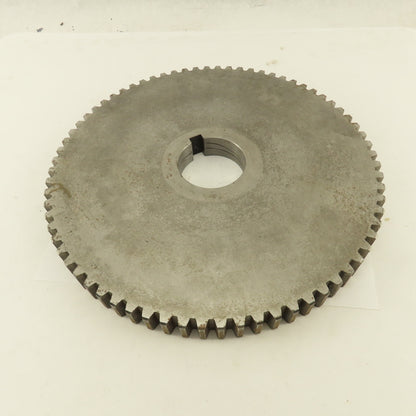 A826-1653 6-8P 12-1/4" OD x 1" Wide 72 Tooth Spur Gear 2-1/2" Keyed Bore