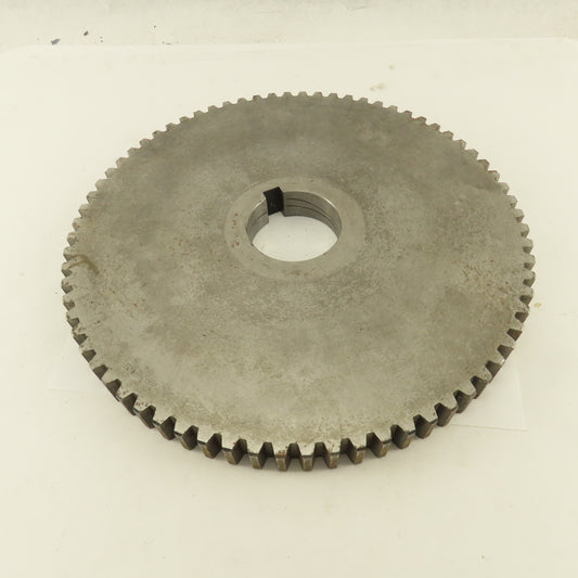 A826-1653 6-8P 12-1/4" OD x 1" Wide 72 Tooth Spur Gear 2-1/2" Keyed Bore