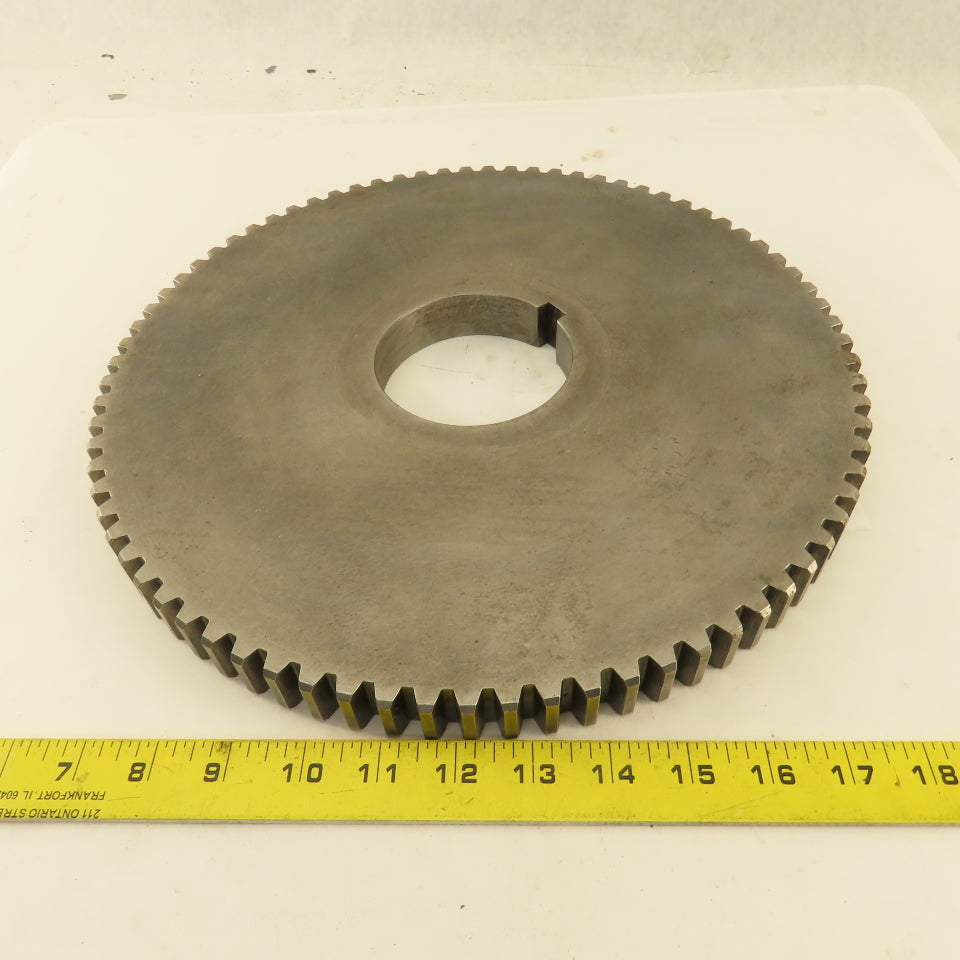 A816-1675 6-8P 13-1/2" OD x 1" Wide 79 Tooth Spur Gear 3-1/2" Keyed Bore