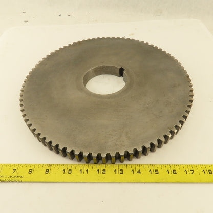 A816-1675 6-8P 13-1/2" OD x 1" Wide 79 Tooth Spur Gear 3-1/2" Keyed Bore