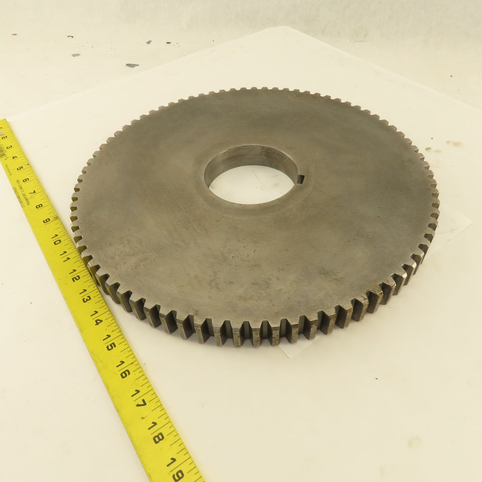A816-1675 6-8P 13-1/2" OD x 1" Wide 79 Tooth Spur Gear 3-1/2" Keyed Bore
