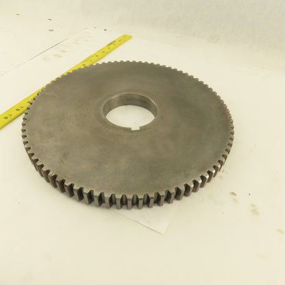 A816-1675 6-8P 13-1/2" OD x 1" Wide 79 Tooth Spur Gear 3-1/2" Keyed Bore