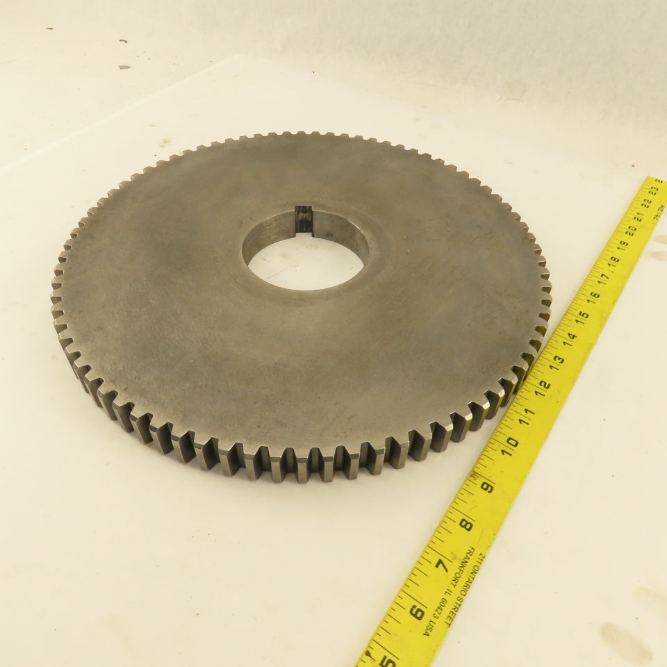 A816-1675 6-8P 13-1/2" OD x 1" Wide 79 Tooth Spur Gear 3-1/2" Keyed Bore